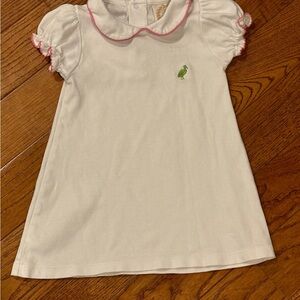 18/24 month -The Beaufort Bonnet Co knit dress with pink trim detail. NWOT TBBC